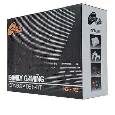 Consola 8bits - 2 joy - 640 juegos Noga FG-02
