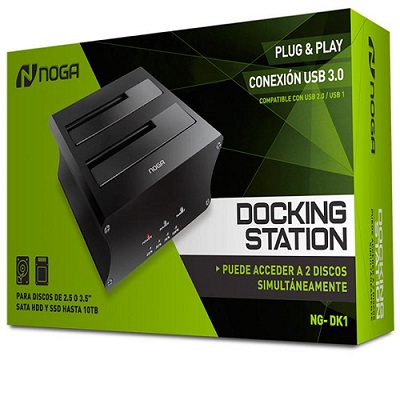 Docking Station DK1: Permite copiar discos rigidos y Acceder des