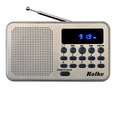 RADIO Kolke KPR-364 Digital AM / FM - USB / SD / Aux - Bateria r