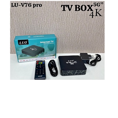 TV BOX G5 LUO-V76PRO  CON APLICACIN DE CANALES INCLUIDA  ULTRA