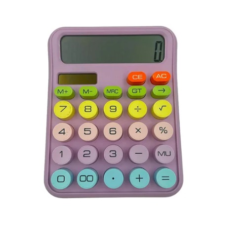 Calculadora Gigante 819 Colores Pastel