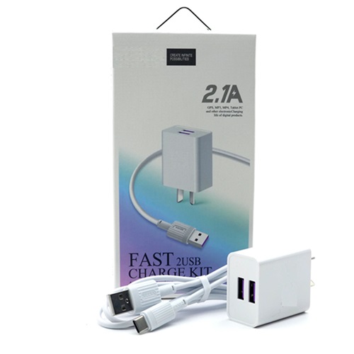Cabezal 2 USB + Cable Type C T-C02 C
