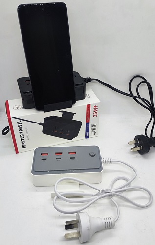 Zapatilla USB 220v 3 usb + 3 Type C PC0oo
