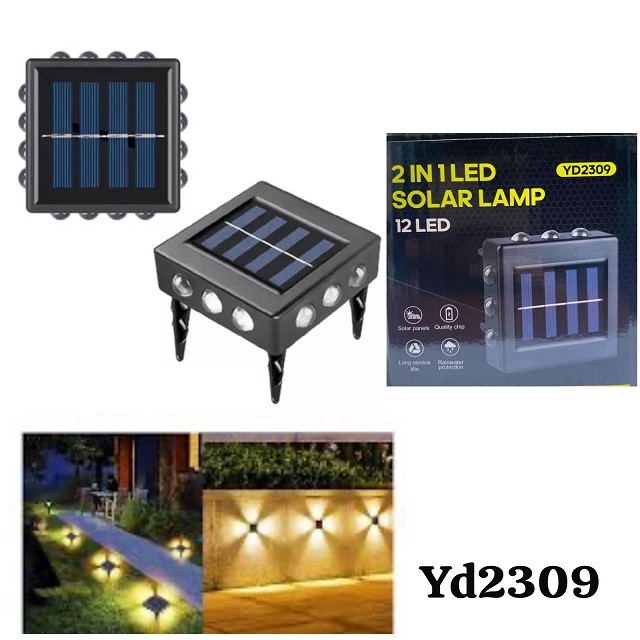 Aplique solar 12 led 2309mm