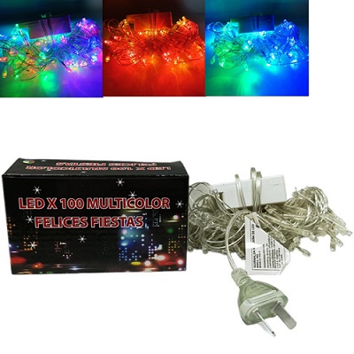 Luz Navidad Arroz MULTICOLOR potente 100w