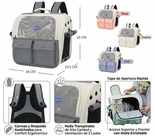 Mochila para Mascotas 2409ii