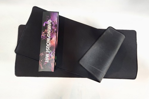 Pad Gamer 30x70 Negro con Costura oo
