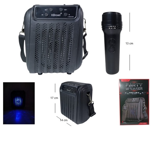Parlante Karaoke 4 pulgadas 1916 Incluye Microfono USB BT, etc