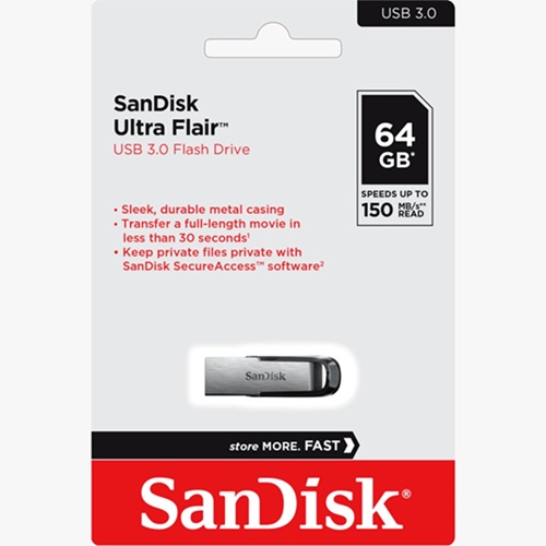 Pen Drive Sandisk Metalico 64 gb 3.0