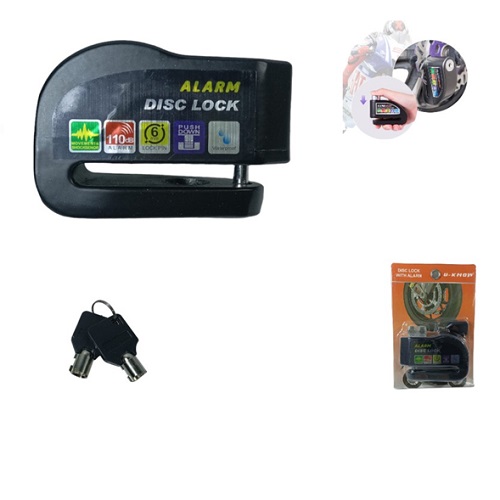 Candado con Alarma para Disco de Moto