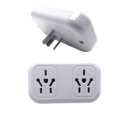 Adaptador elÃ©ctrico 1 toma 2 tomas multifichas