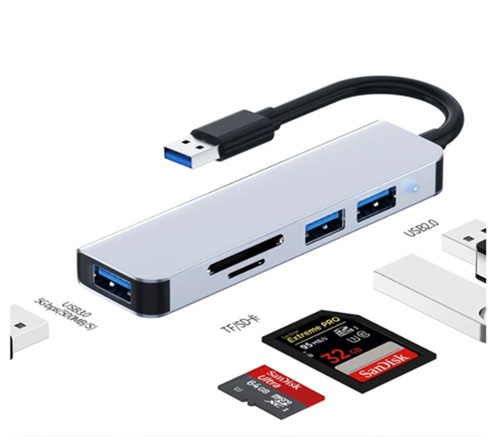 HUB USB 3.0 + Lector Memorias BYL-2103U