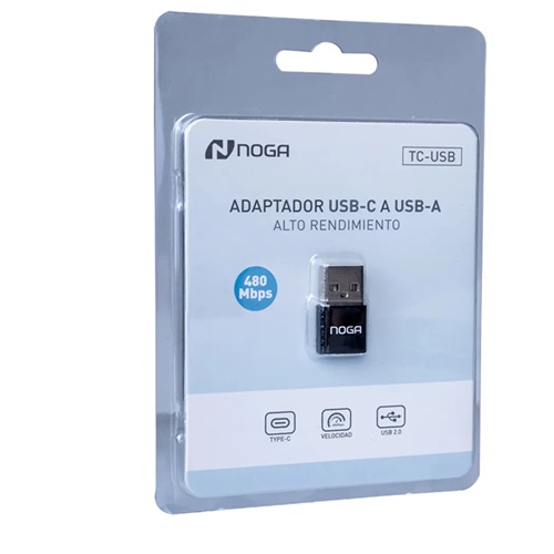 Adaptador USB A Macho a USB C Hembra Noga TC-USB