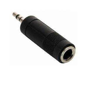 Adaptador Plug 6,5 Hembra a Plug 3,5 Macho
