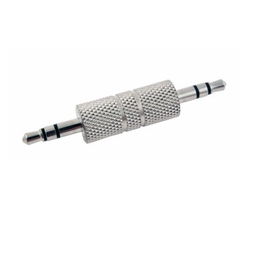Adaptador Plug 3,5 macho a Plug 3,5 macho