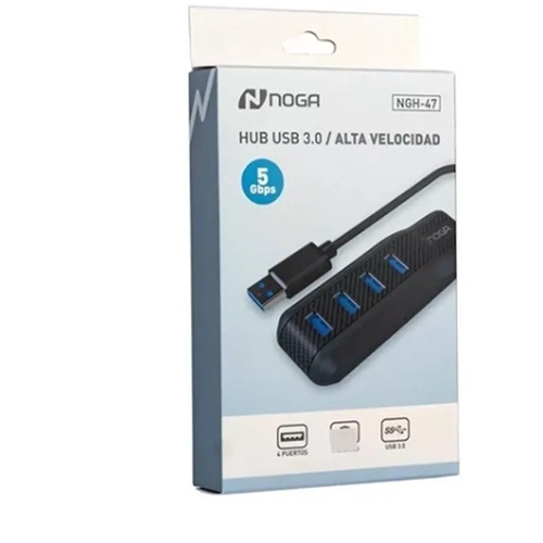 Hub USB 4 puertos 3.0 5 Gbps Noga NGH-47
