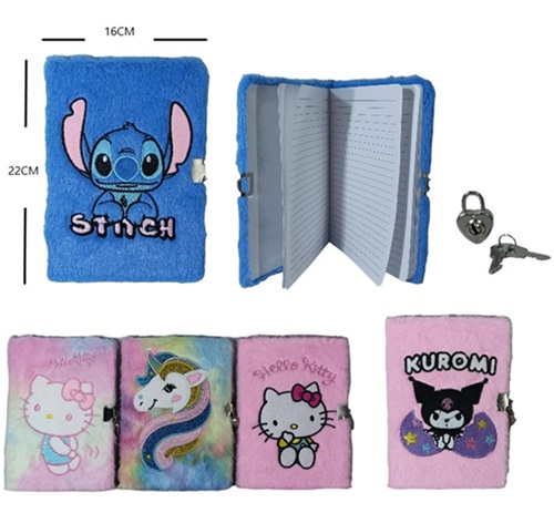 Agenda Peluche Personajes 4200ii $