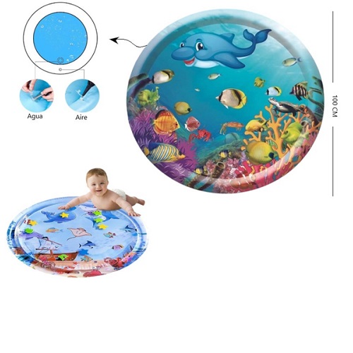 Alfombra de Agua Inflable 160901 para bebes 1 metro