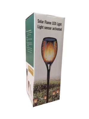 Estaca Antorcha Led Carga Solar 40 cm aa