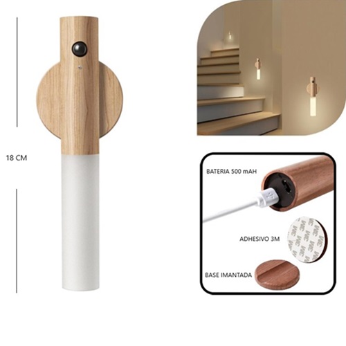 Aplique Iluminacion Led con Sensor 108ii