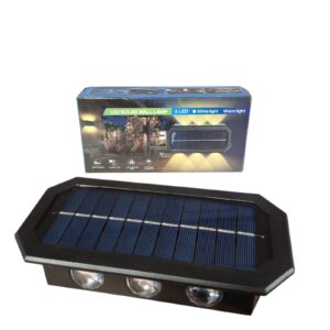 Aplique de 6 Luces Led Carga Solar Bifocal aa