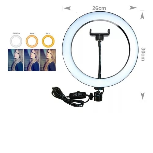 Aro de luz Selfie 10 pulgadas ARO-83006 