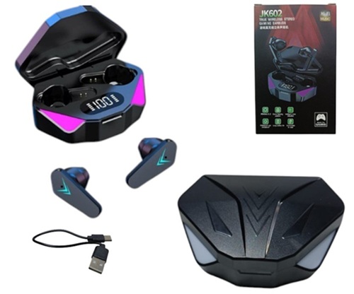 Auriculares BT Gamer Carga Digital 602ii9