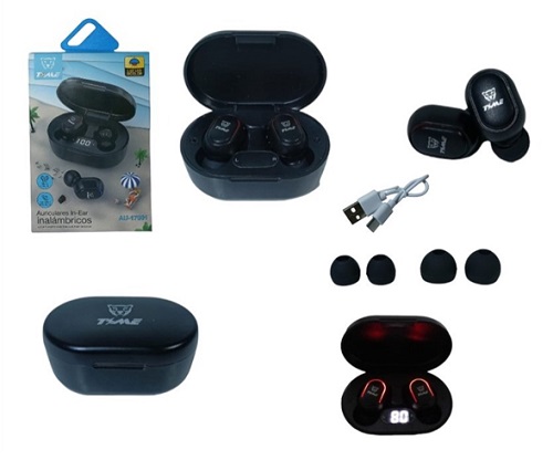Auriculares Bluetooth Carga Digital 17005ii