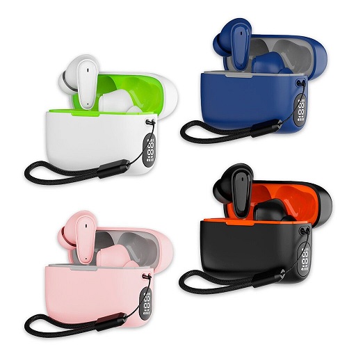 Auriculares Bluetooth 185 Carga Digital Colores Variados