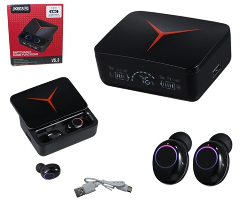 Auriculares Bluetooth Carga Digital JK603ii