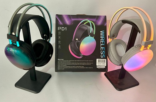 Auricular BT Gamer Pc Iluminacion PD1oo