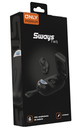 Auriculares Inalambricos Sways TWS Colores Variados