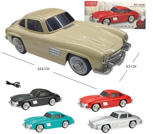 Auto Radio Parlante BT USB WS-300SLii