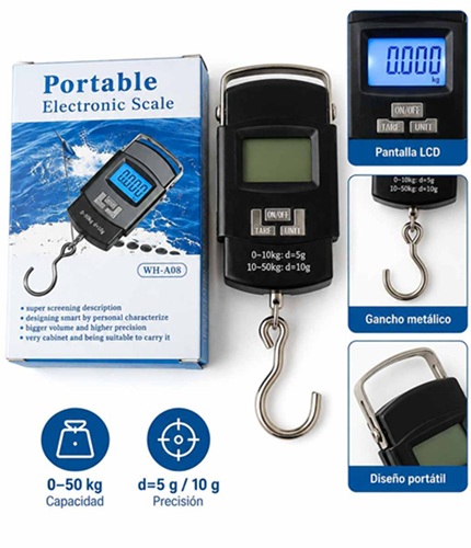 Balanza Digital Gancho 50 kg A08ii