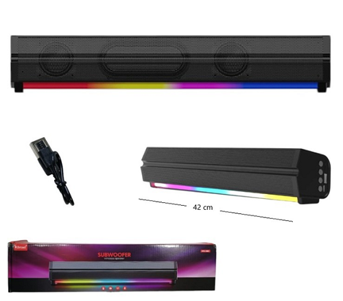 Barra de Sonido 42 cm BT Radio USB 1965ii