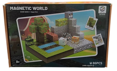 Bloques magneticos Minecraft 84 piezas on