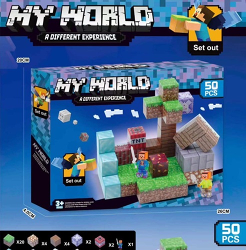 Pack 50 Bloques Magneticos Minecraft 0407 On