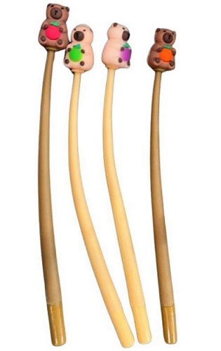 Boligrafos Flexibles Capibaras 1425gg