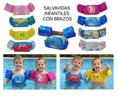 Kit Salvavidas + Bracitos Inflables 99301oo