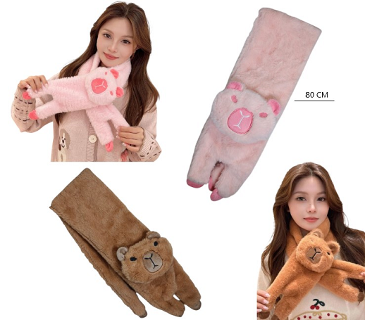 Bufanda Peluche Capybara ii8513