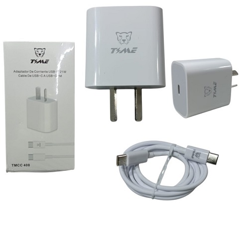 Cabezal Turbo Type C 20w + Cable C a C 408