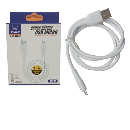 Cable Micro USB 42002 II Carga Rápida 3.1 Amper