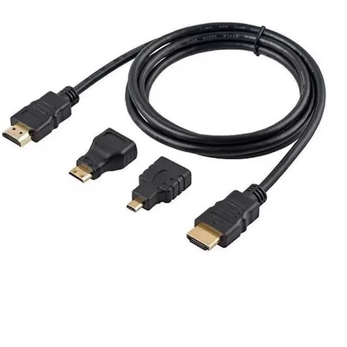 Cable HDMI SM-C7820 + Adaptador Mini Hdmi + Adaptador Micro HDMI