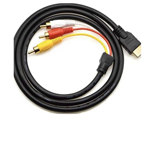 Cable HDMI  3 RCA Audio y Video