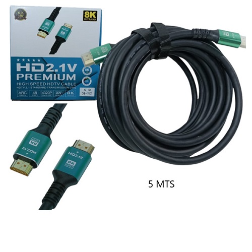 Cable HDMI Premium 8k 5 metros