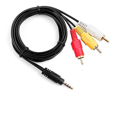 Cable Plug 3,5 macho a 3 RCA macho