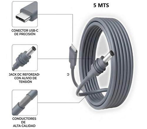 Cable 5 metros para Starlink TYPEC-5Mii