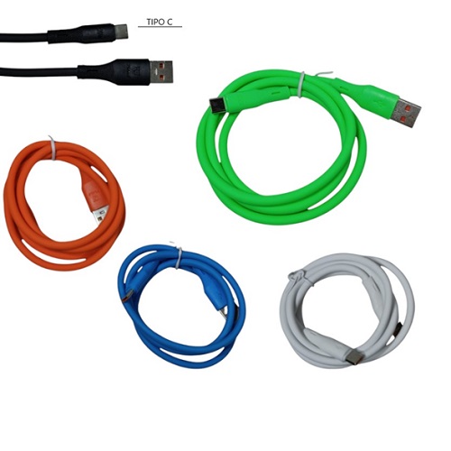 Cable Type C en colores a granel