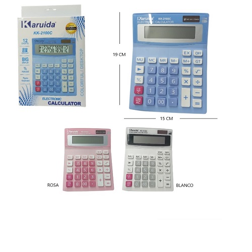 Calculadora Gigante KK-2100C Colores Variados
