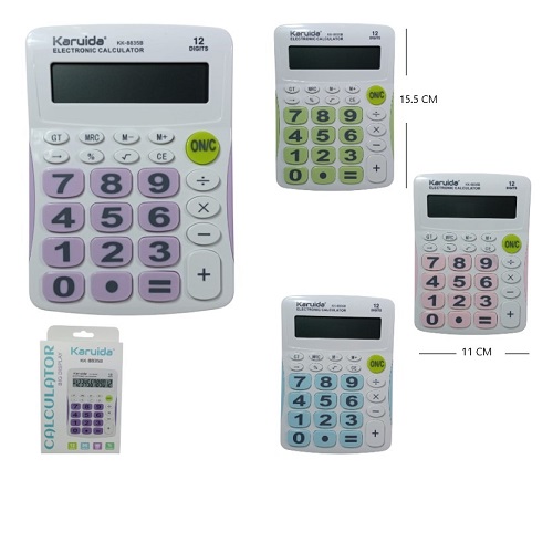 Calculadora 8835 Teclas Grandes Varios Colores